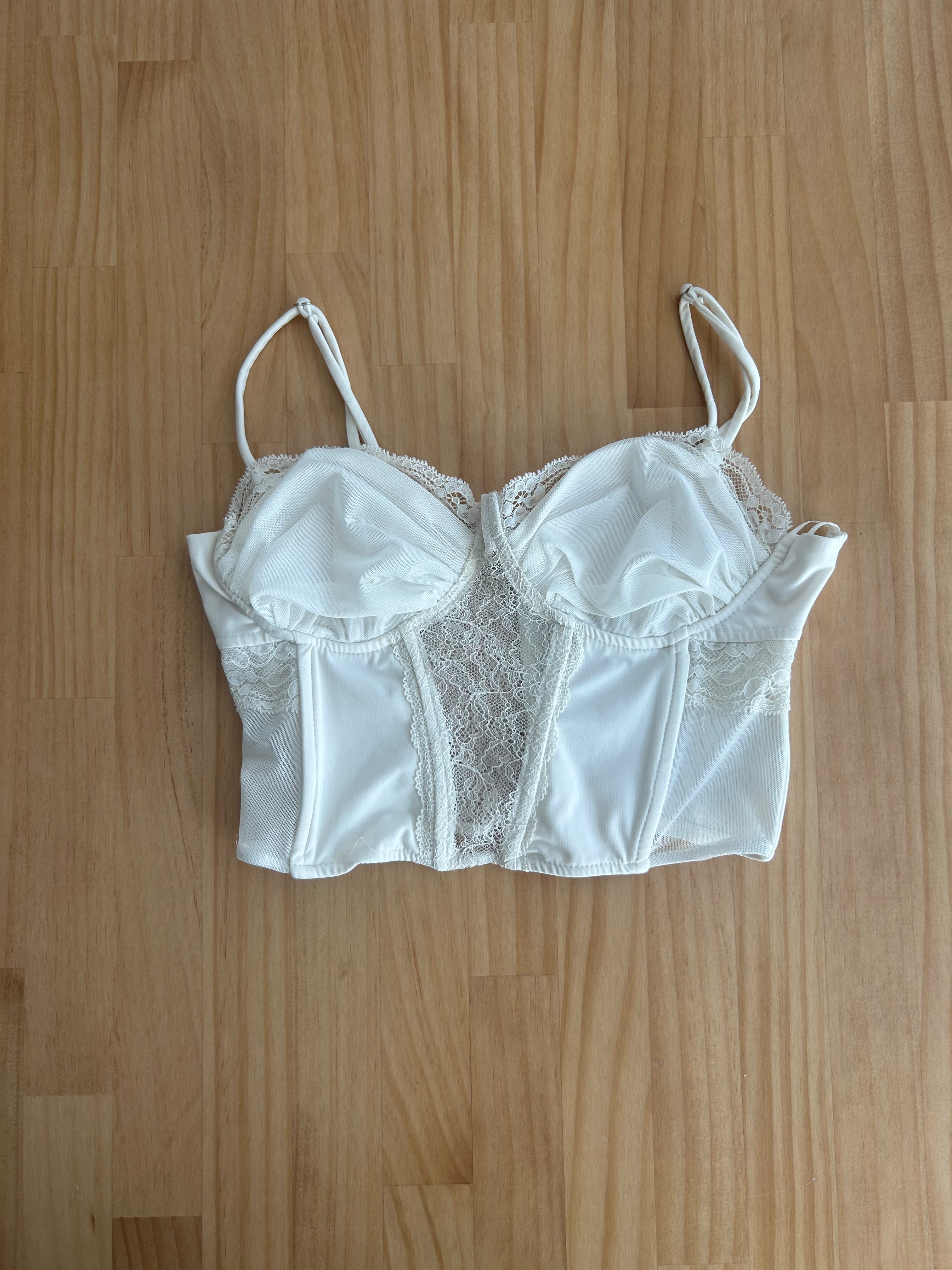 Fotografia 1 de Corset branco renda