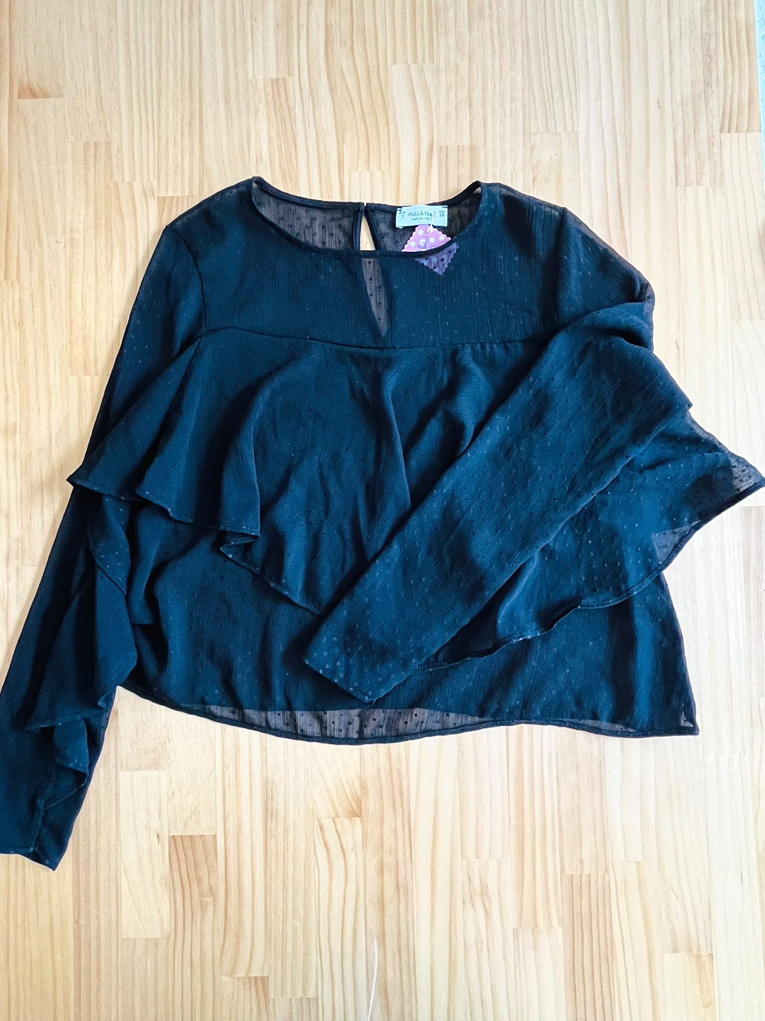 Fotografia 1 de Camisola preta - Pull&Bear
